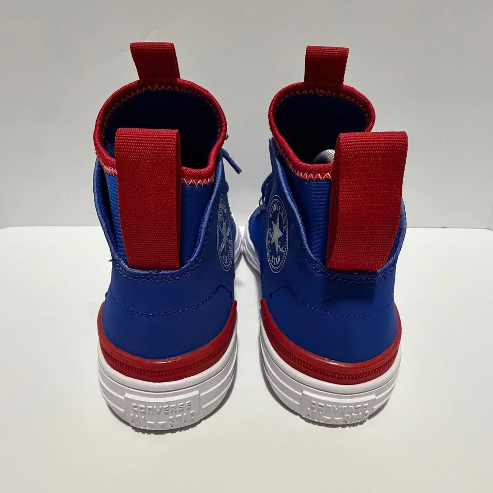 Converse Chuck Taylor All Star Ultra Mid Blue Red White Mens 7 165341C Sneakers - Picture 4 of 7